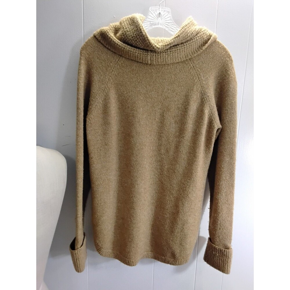 Style & Co Women's Tan Pullover Long Sleeve Turtleneck Sweater Size L